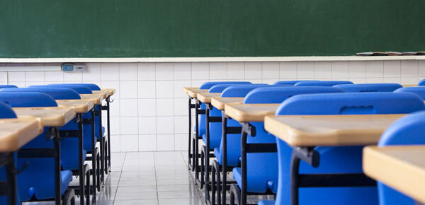 chairs in a classroom