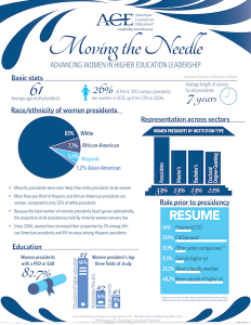 Advancing Women Leaders in the New Political Environment - Higher ...
